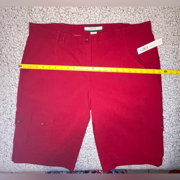 90)NWT EXPRESSO CARGO RED SHORT SIZE 1/17 - Picture 6 of 11
